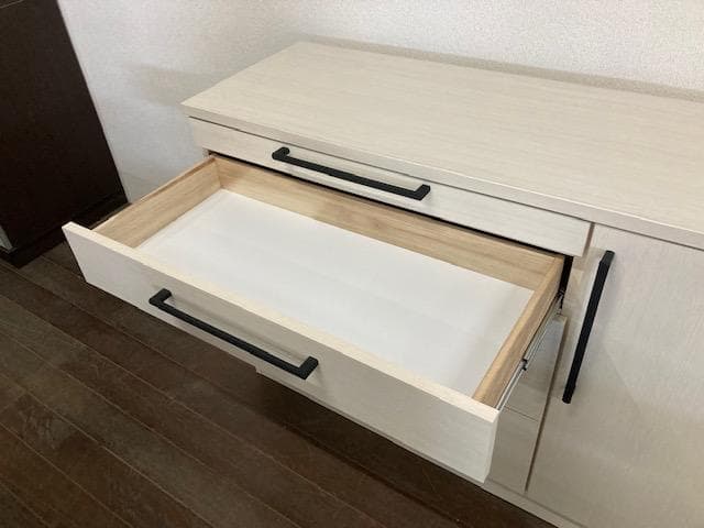 カウンター　キッチン　国産　レンジ台　収納　ホワイト　 セット　新品