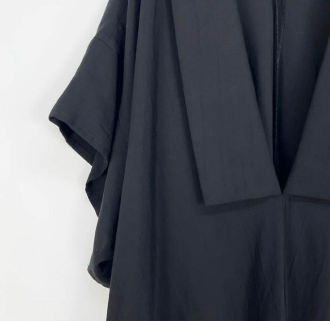 【美品】 LIMI feu リミフゥ ショールカラー ワンピース ドレス