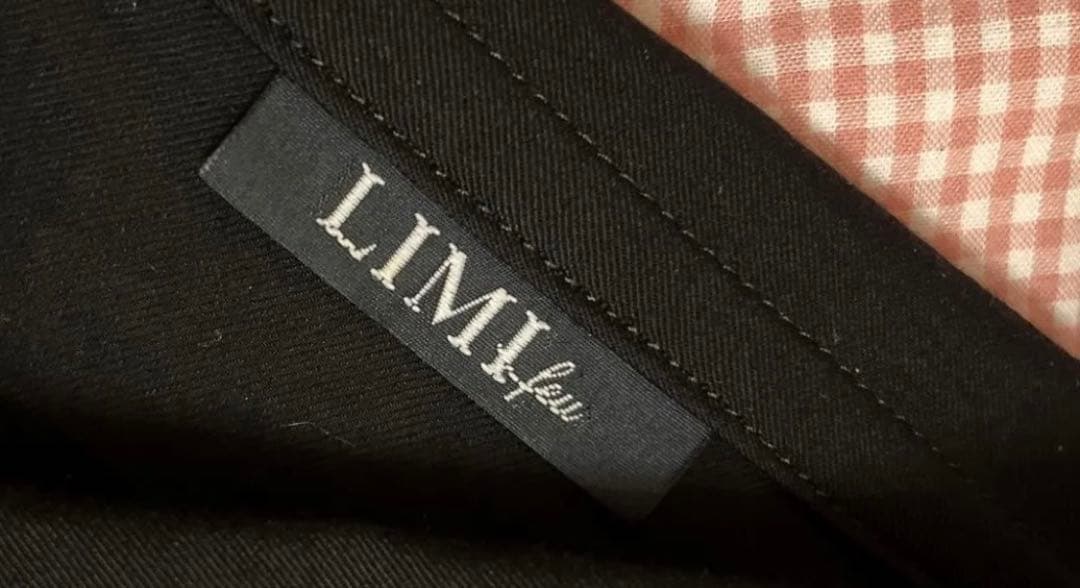 【美品】 LIMI feu リミフゥ ショールカラー ワンピース ドレス