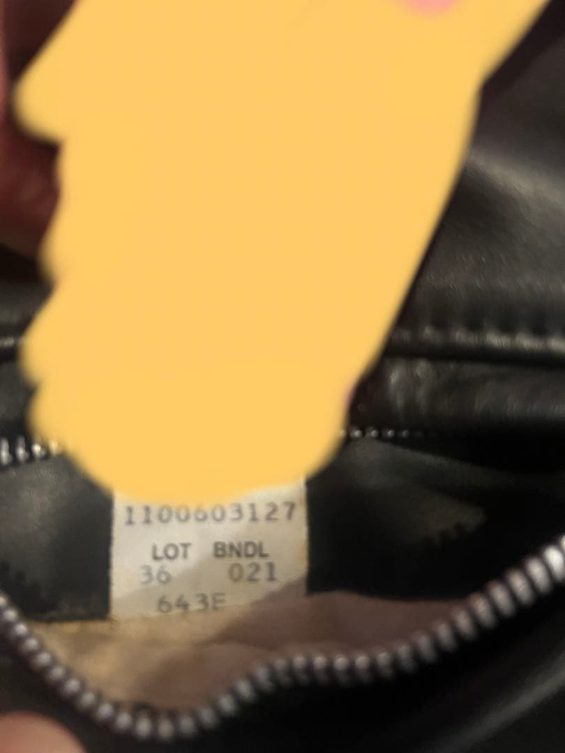 schott シングルライダースジャケット 黒