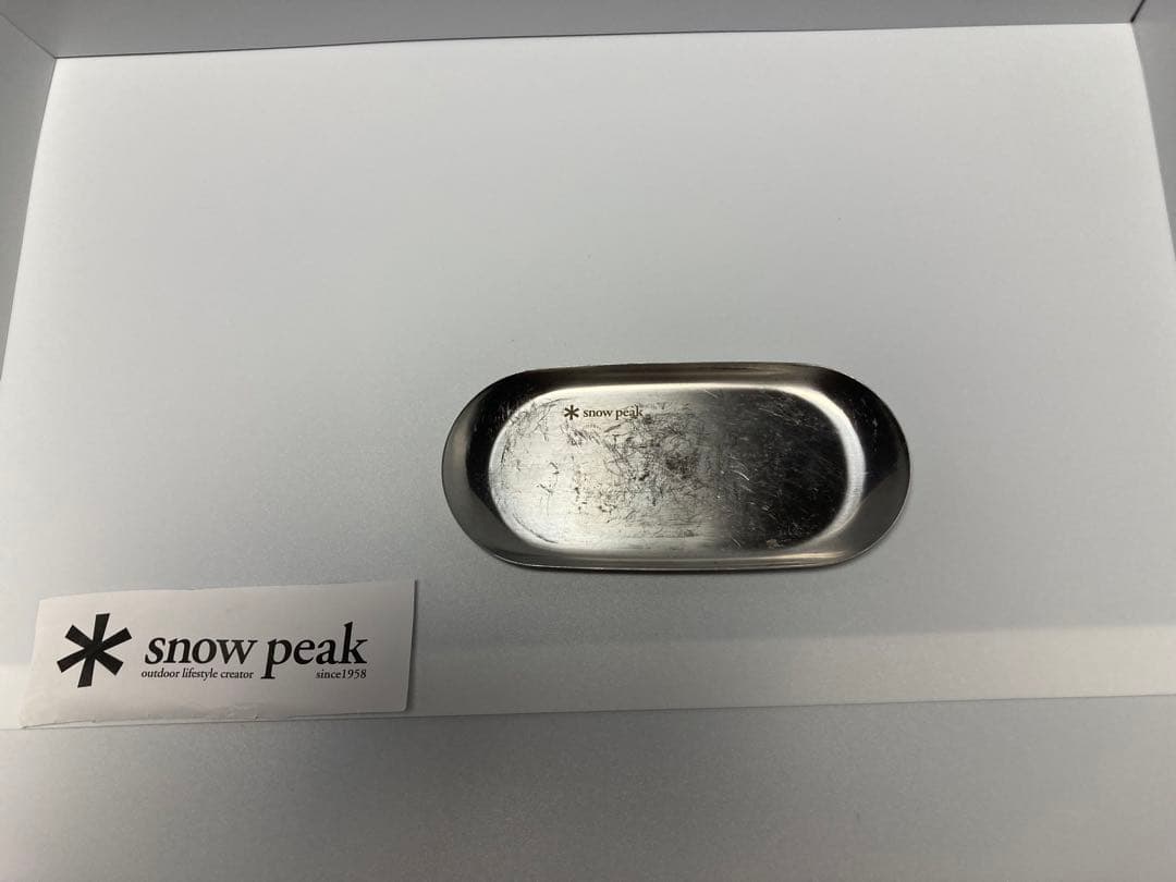 【超レア非売品】スノーピーク　ノベルティ　ステンレストレー　2枚組