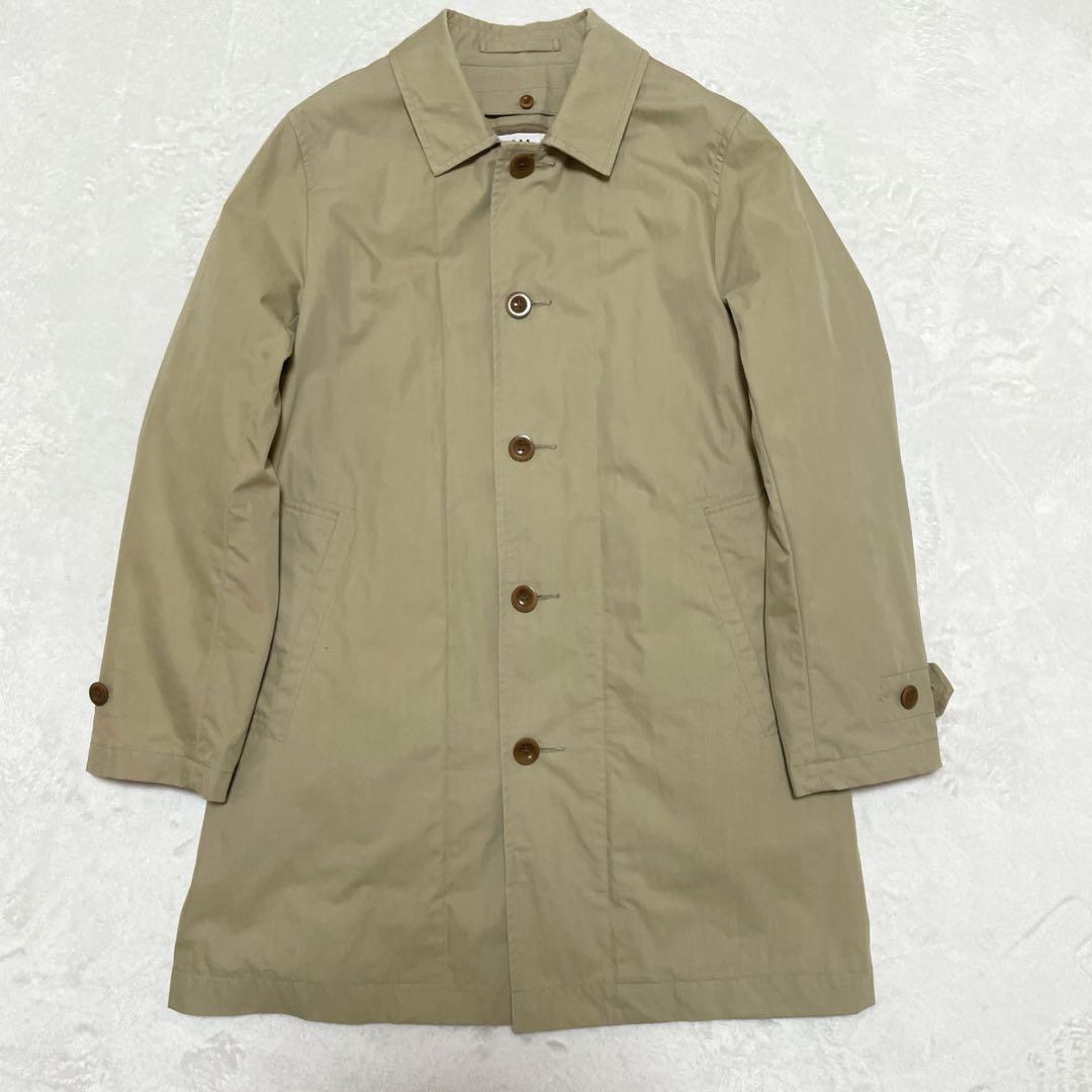 マーガレットハウエルMHLライナーダウンステンカラーコートベージュS