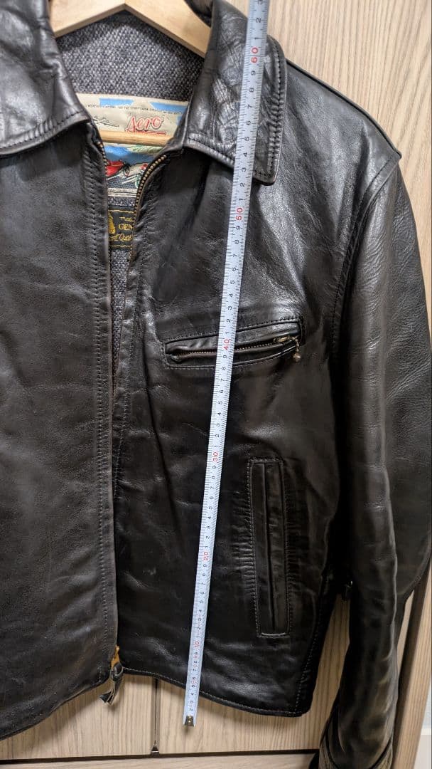 エアロレザー 革ジャン 本革 ホースハイド ステアハイド ライダース