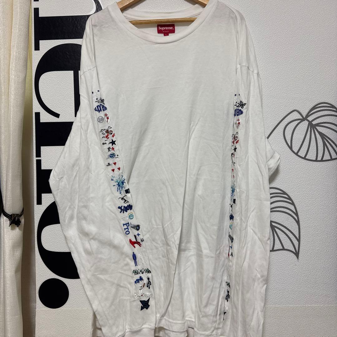 Supreme ロングスリーブカットソー ホワイト