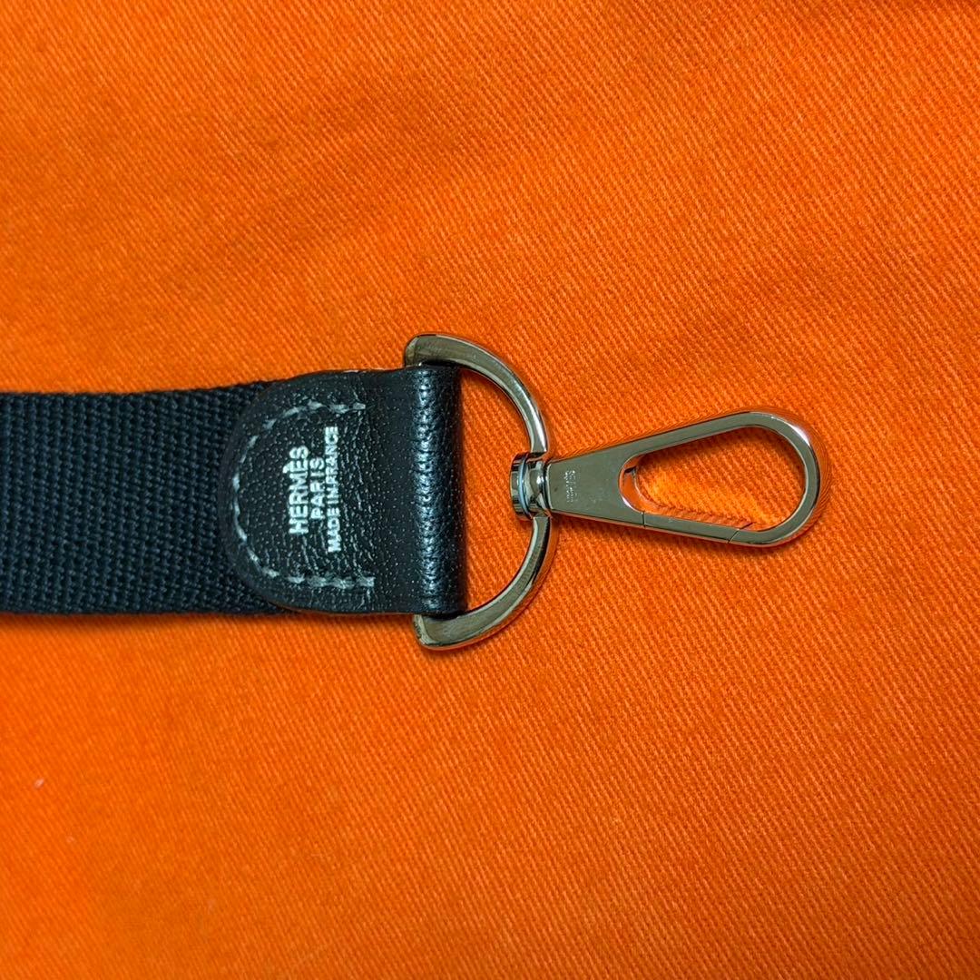 HERMES ガーデンパーティ36 PM トワルアッシュ ショルダーバッグ