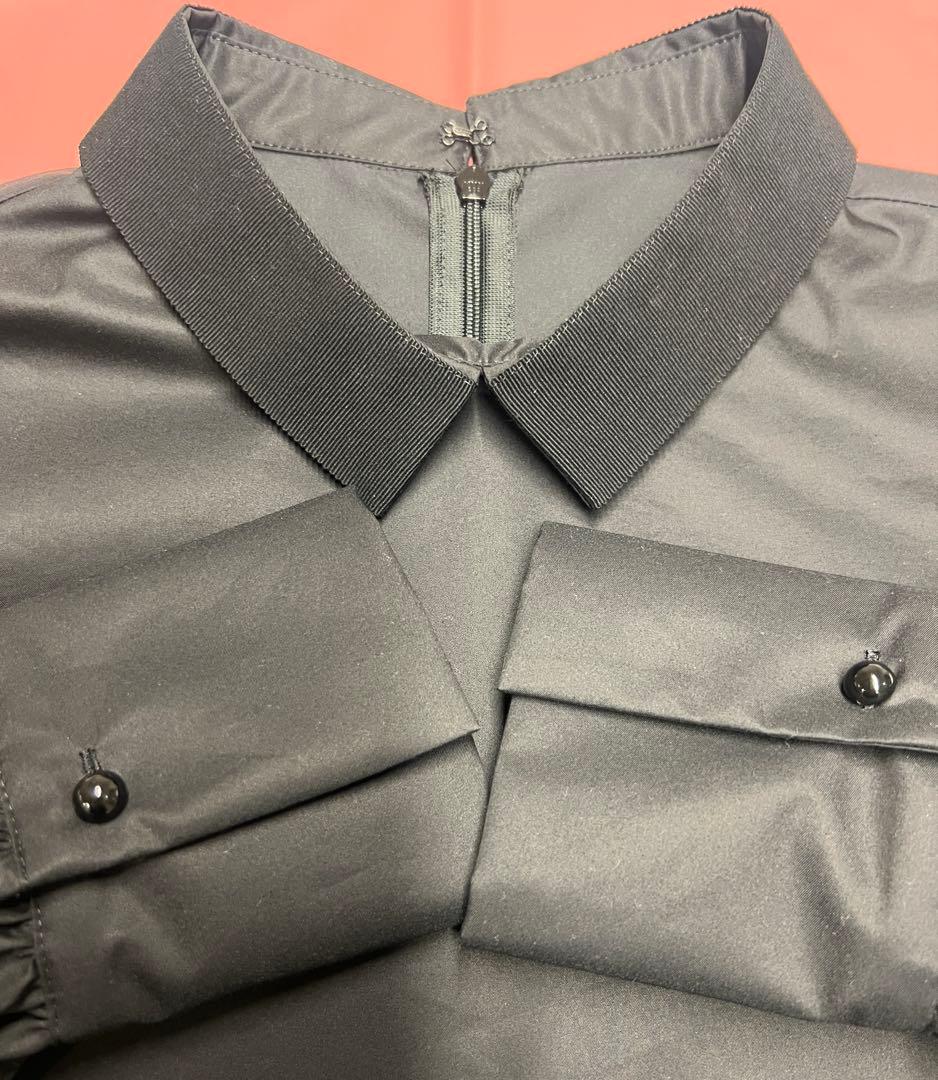 Demi-Luxe BEAMS グログランカラーブラウス