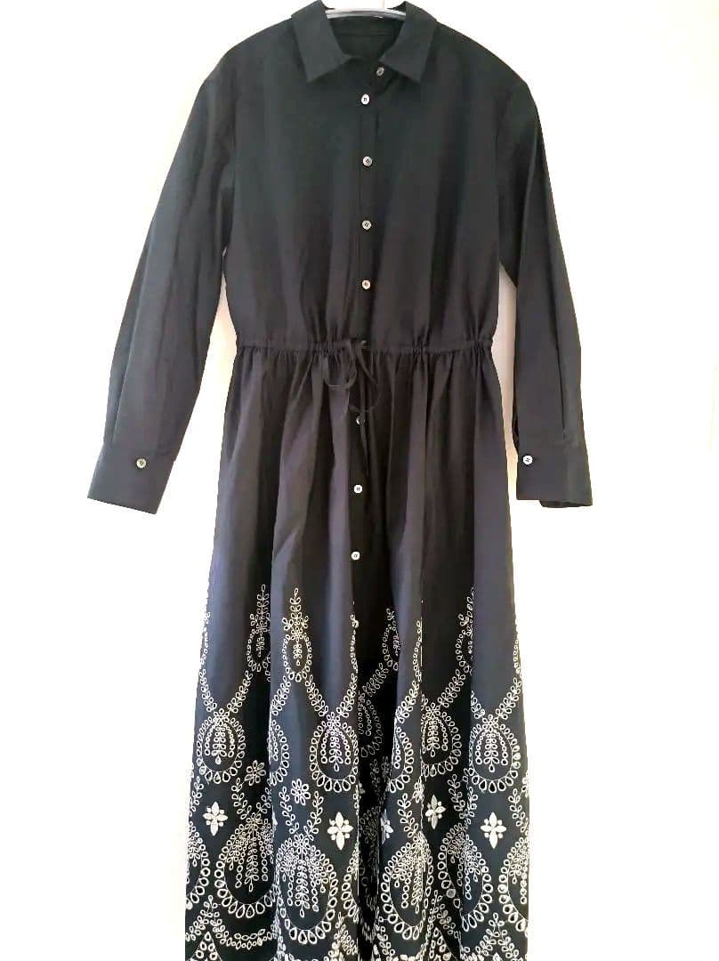 【新品タグ付】2022年 エンブロイダリー シャツ 刺繍 ワンピース