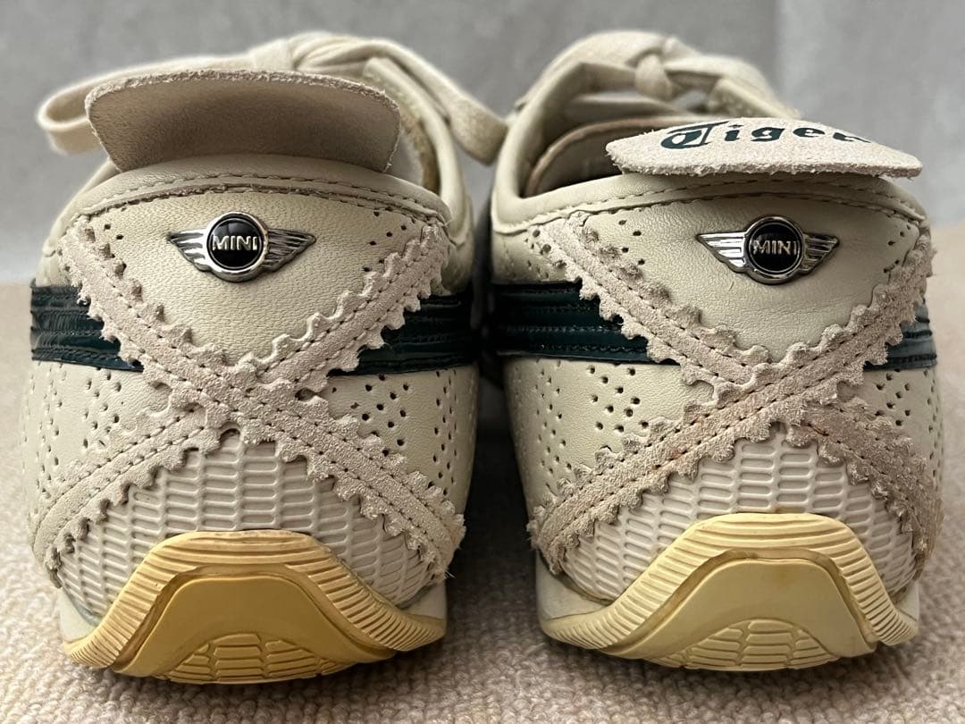 28cm 限定品 オニツカタイガー ミニ MINI コラボ スニーカー 白 緑