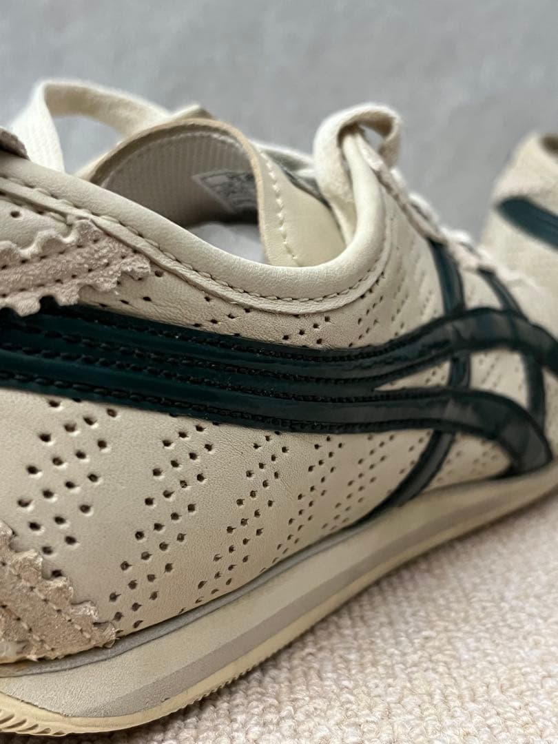 28cm 限定品 オニツカタイガー ミニ MINI コラボ スニーカー 白 緑