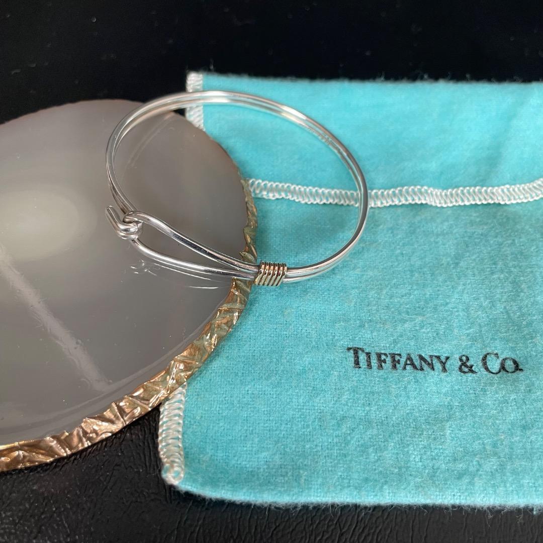 美品・希少✨Tiffany ヴィンテージ 925×14K バングルユニセックス