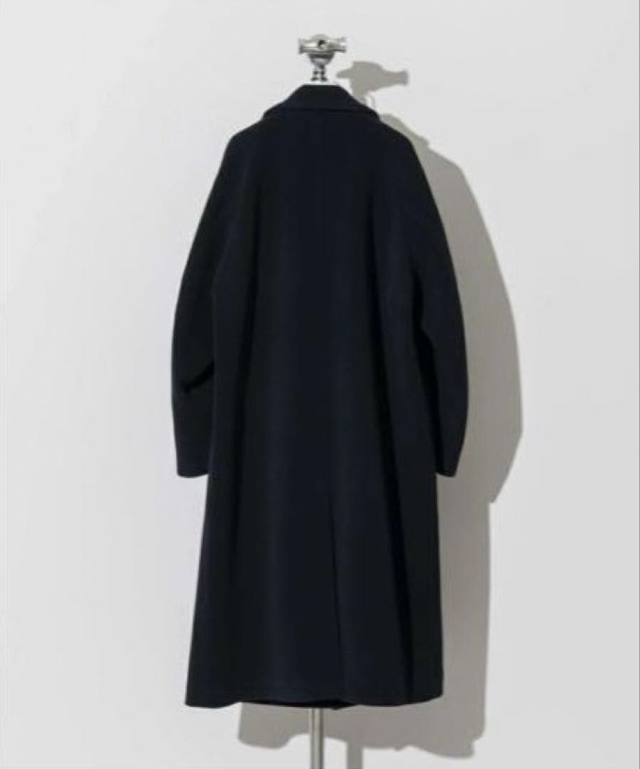 メゾンスペシャル インポートファブリックウールプライムオーバーステンカラーコート