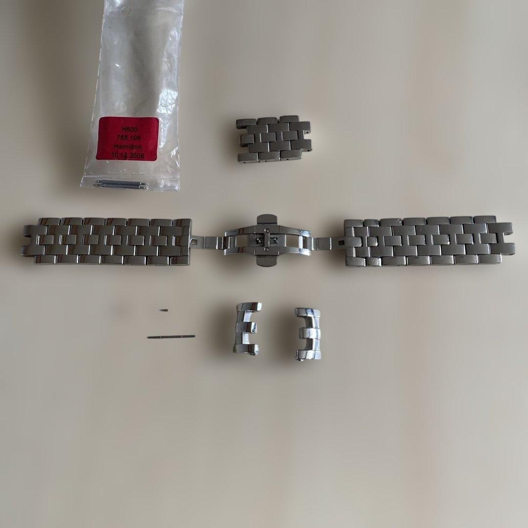 Hamilton Jaz masterステンレススチール金属ベルト