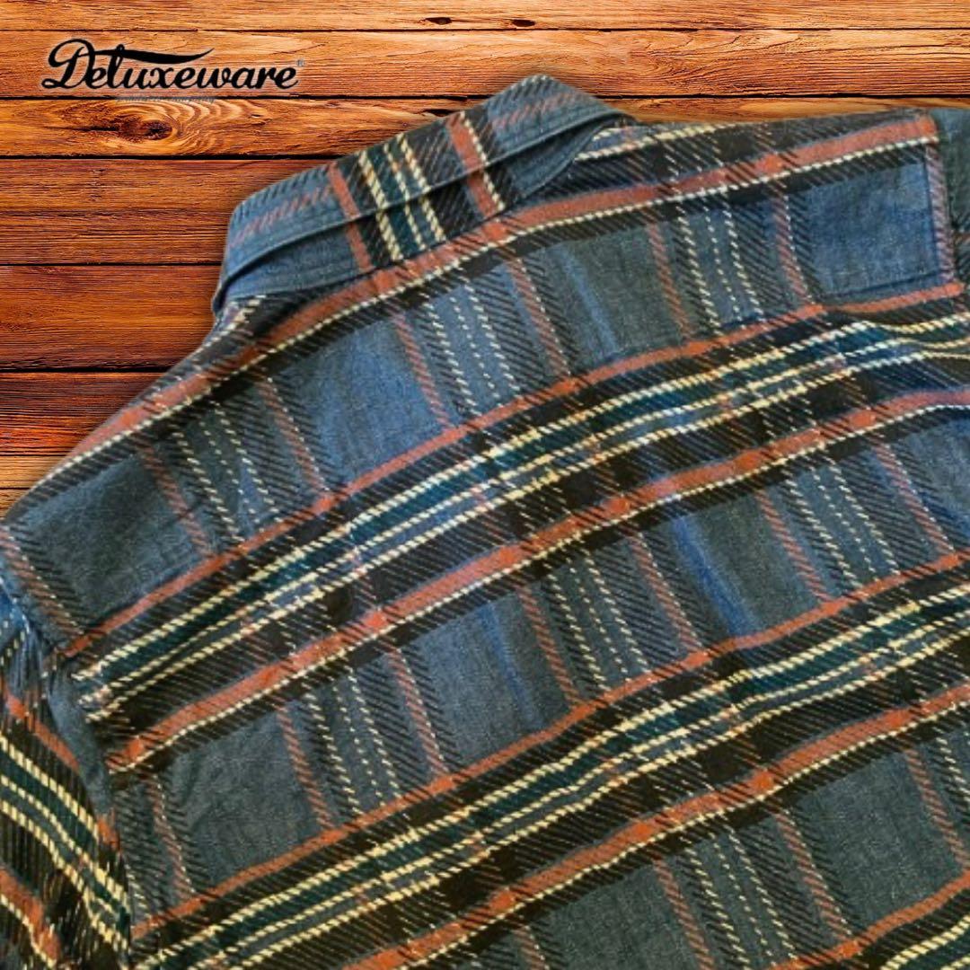 『超レア◎』Deluxeware(デラックスウエア)復刻デニムシャツ7650-A