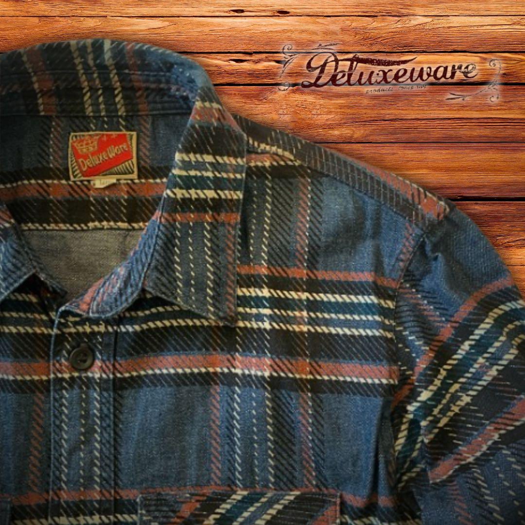 『超レア◎』Deluxeware(デラックスウエア)復刻デニムシャツ7650-A