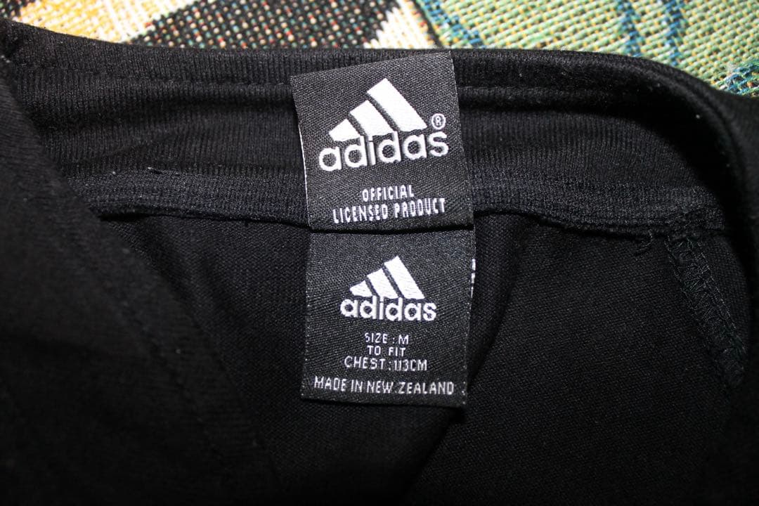 「希少」　adidas ALL BLACKS ラガーシャツ　2003年