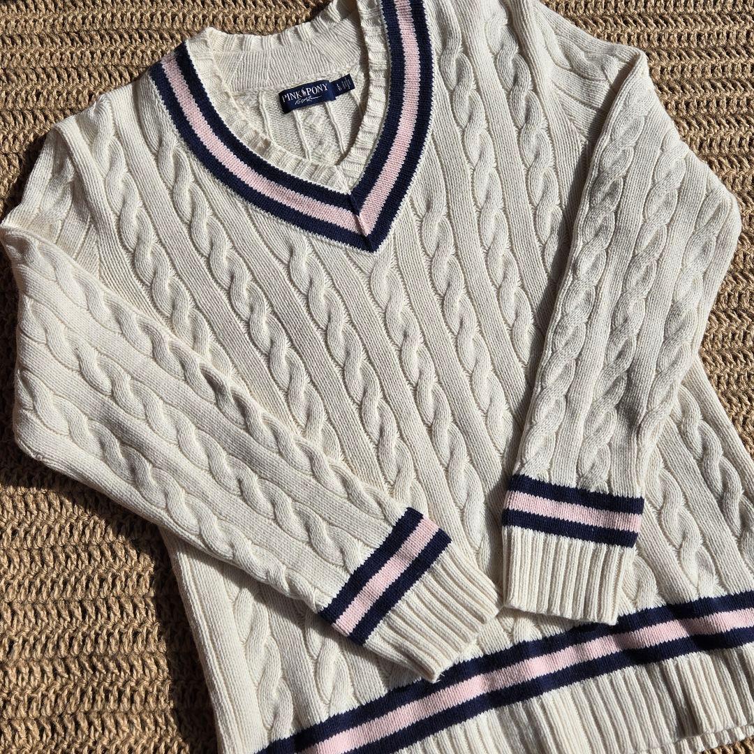 さとし　ラルフローレン PINKPONY ピンクポニー チルデンニット