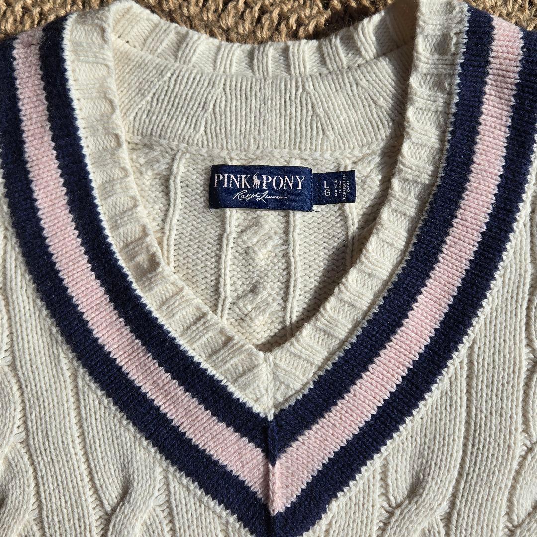 さとし　ラルフローレン PINKPONY ピンクポニー チルデンニット