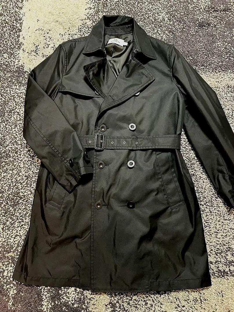 美品　COACH　コーチ　トレンチコート　メンズ　Lサイズ　ブラック