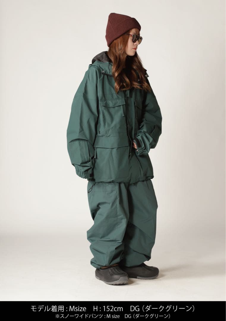 【まもたん】MAHF スノーワイドパンツ