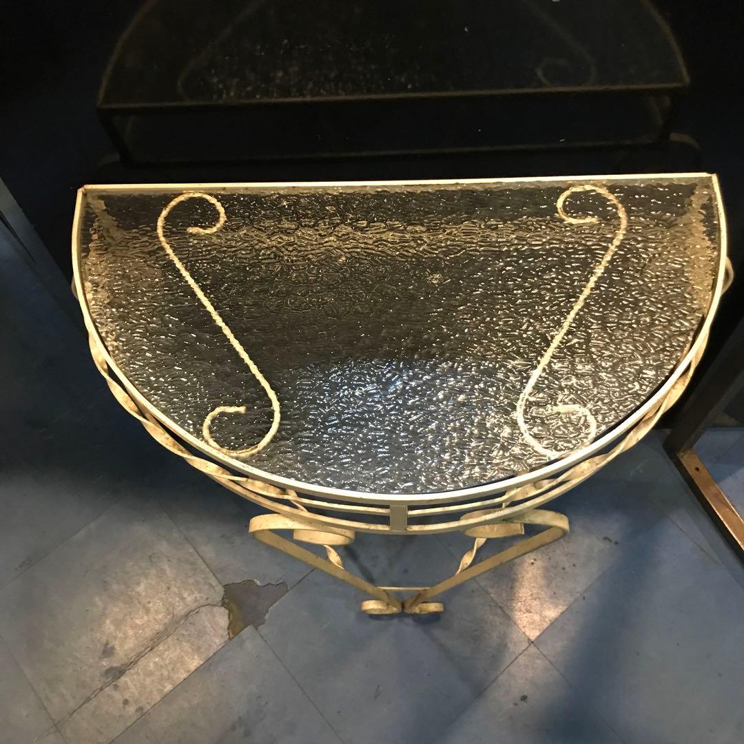 アイアン　サイドテーブル　アンティーク