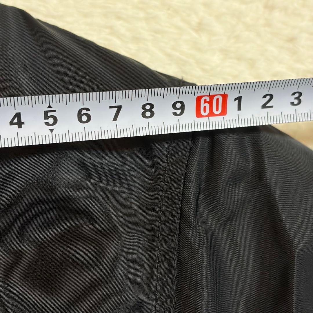 4XL ALPHA フーデッドリブジャケット　ブラック　フード取り外し可