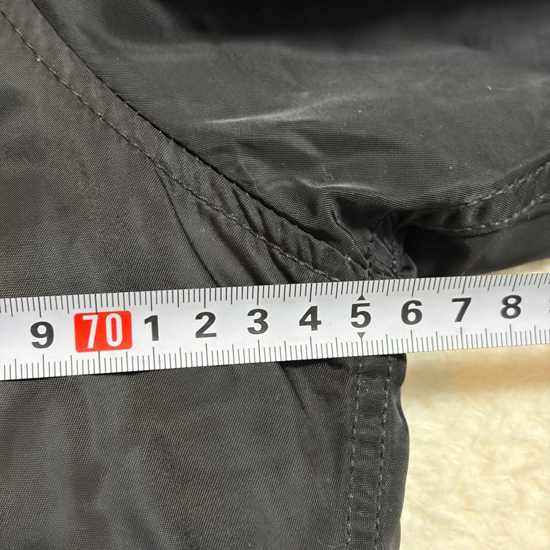 4XL ALPHA フーデッドリブジャケット　ブラック　フード取り外し可