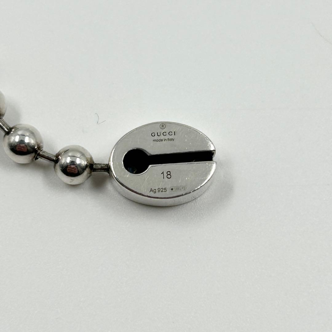 美品✨　グッチ　GUCCI ブレスレット　インターロッキング　ボールチェーン G