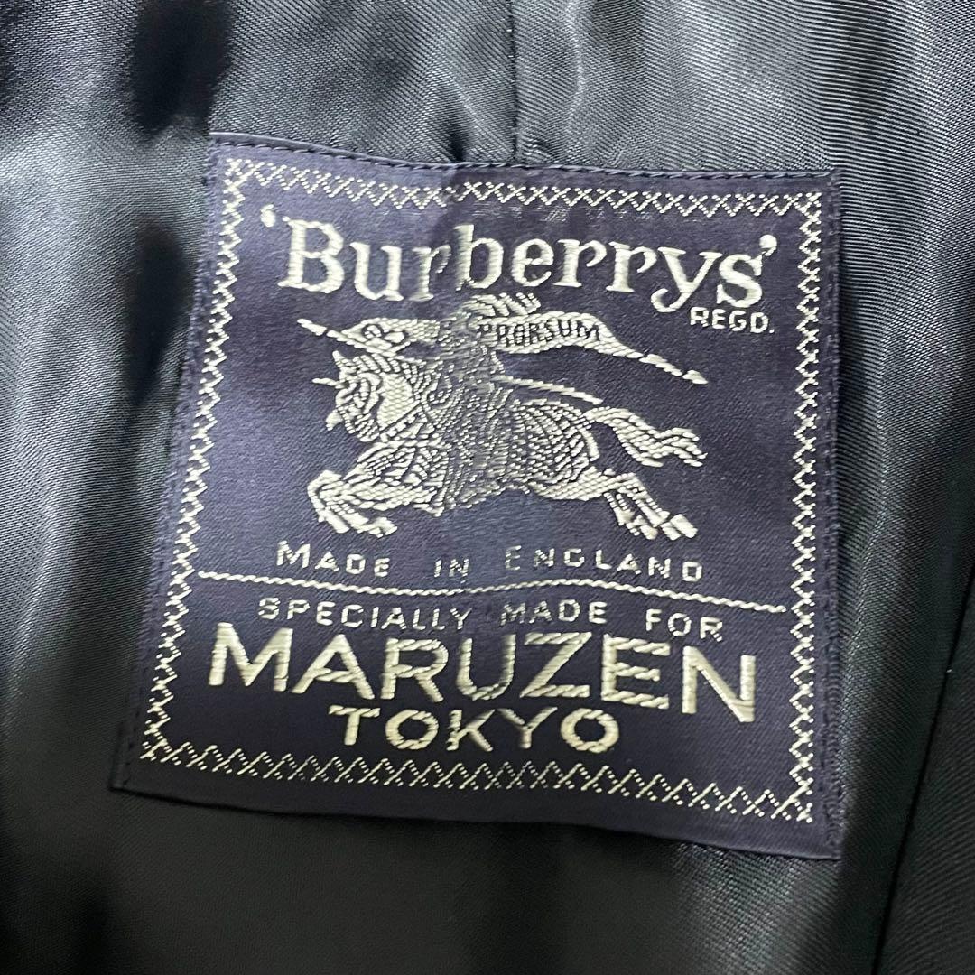 猫 様　　バーバリー トレンチコート 丸善 ライナー付 ネイビー A6