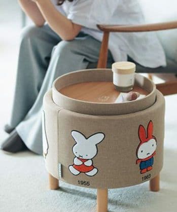 studio CLIP　ミッフィー　スツールテーブル収納　Dick Bruna