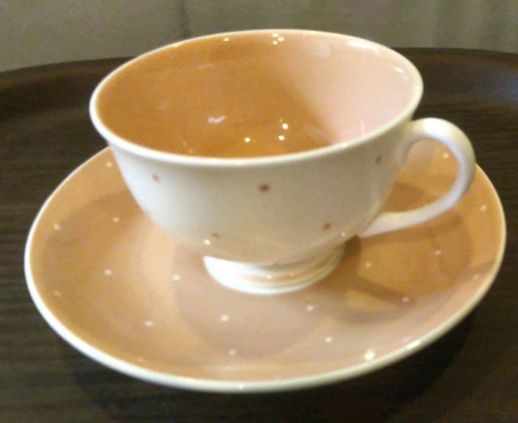 スージークーパー　 カップ＆ソーサー ピンク