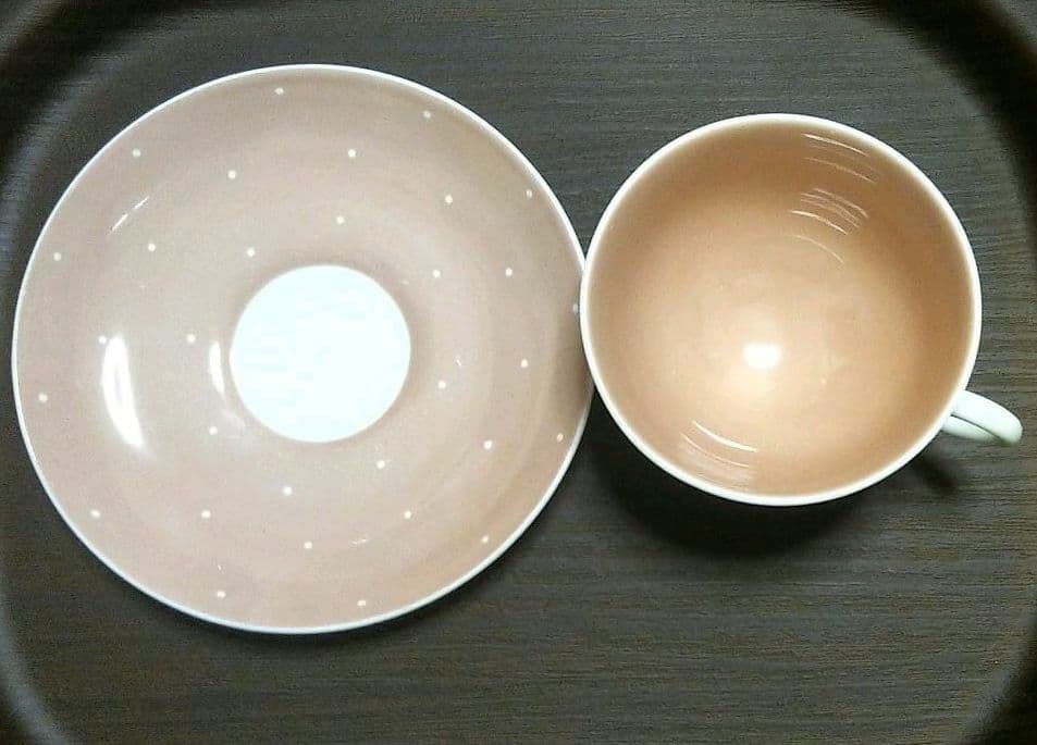 スージークーパー　 カップ＆ソーサー ピンク