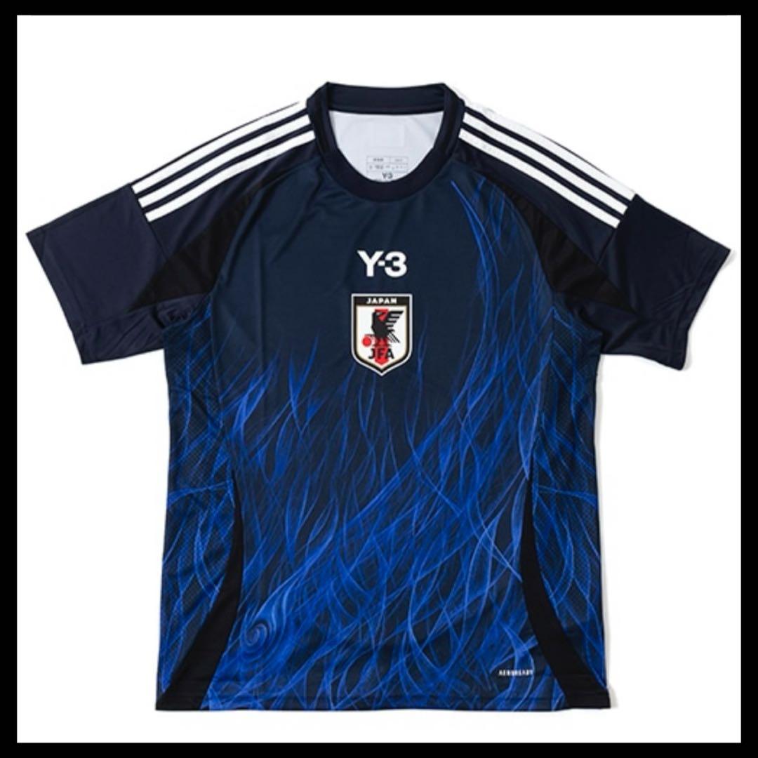 アディダス サッカー日本代表 2024 ホームユニフォーム Y-3青い炎デザイン