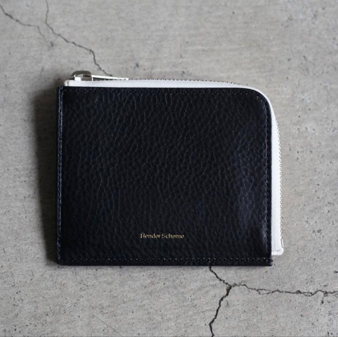 Hender Scheme L zip Purseブラック