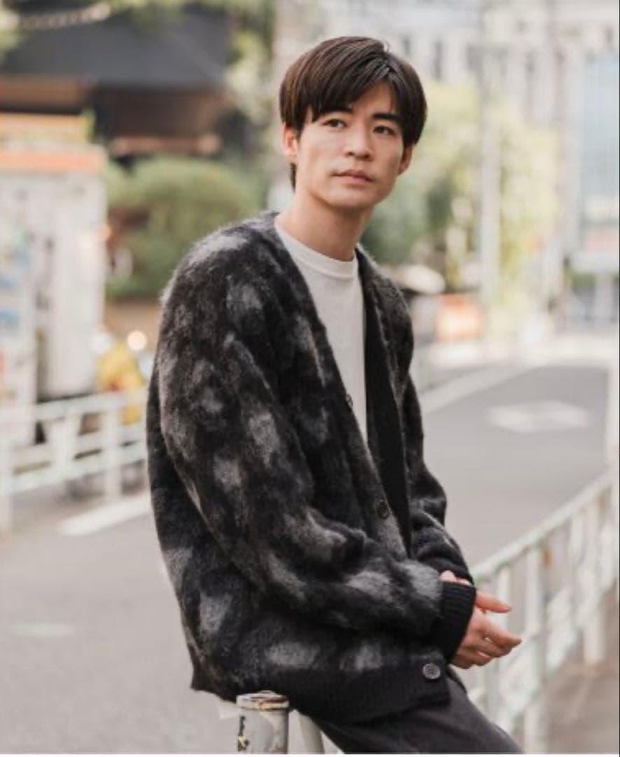 新品未使用MARKAWARE×EDIFICE JACQUARD CARDIGAN