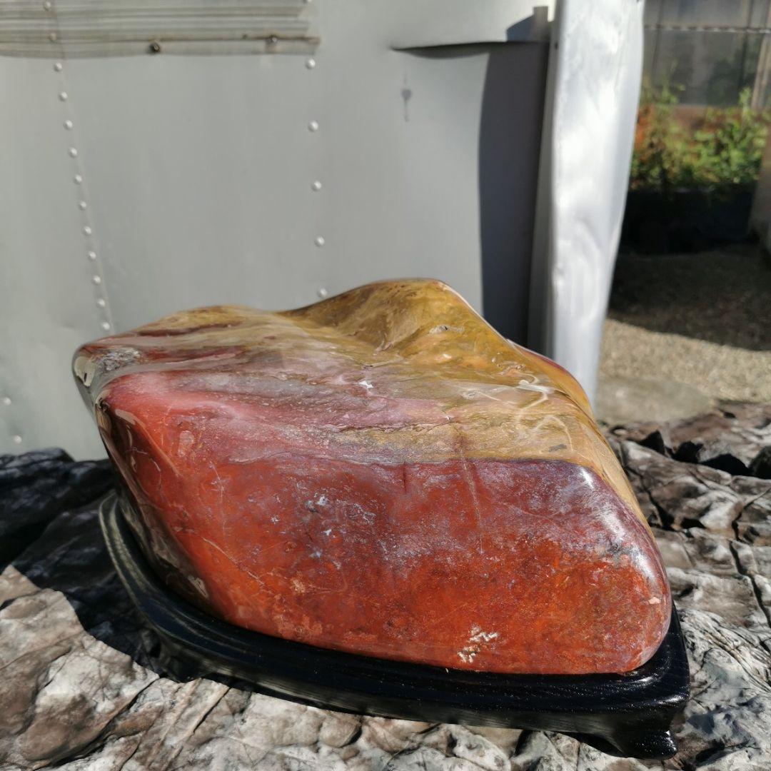 金華のジャスパー　19.2キロ　錦紅石　鑑賞石　石　盆石　水石　置物　オブジェ