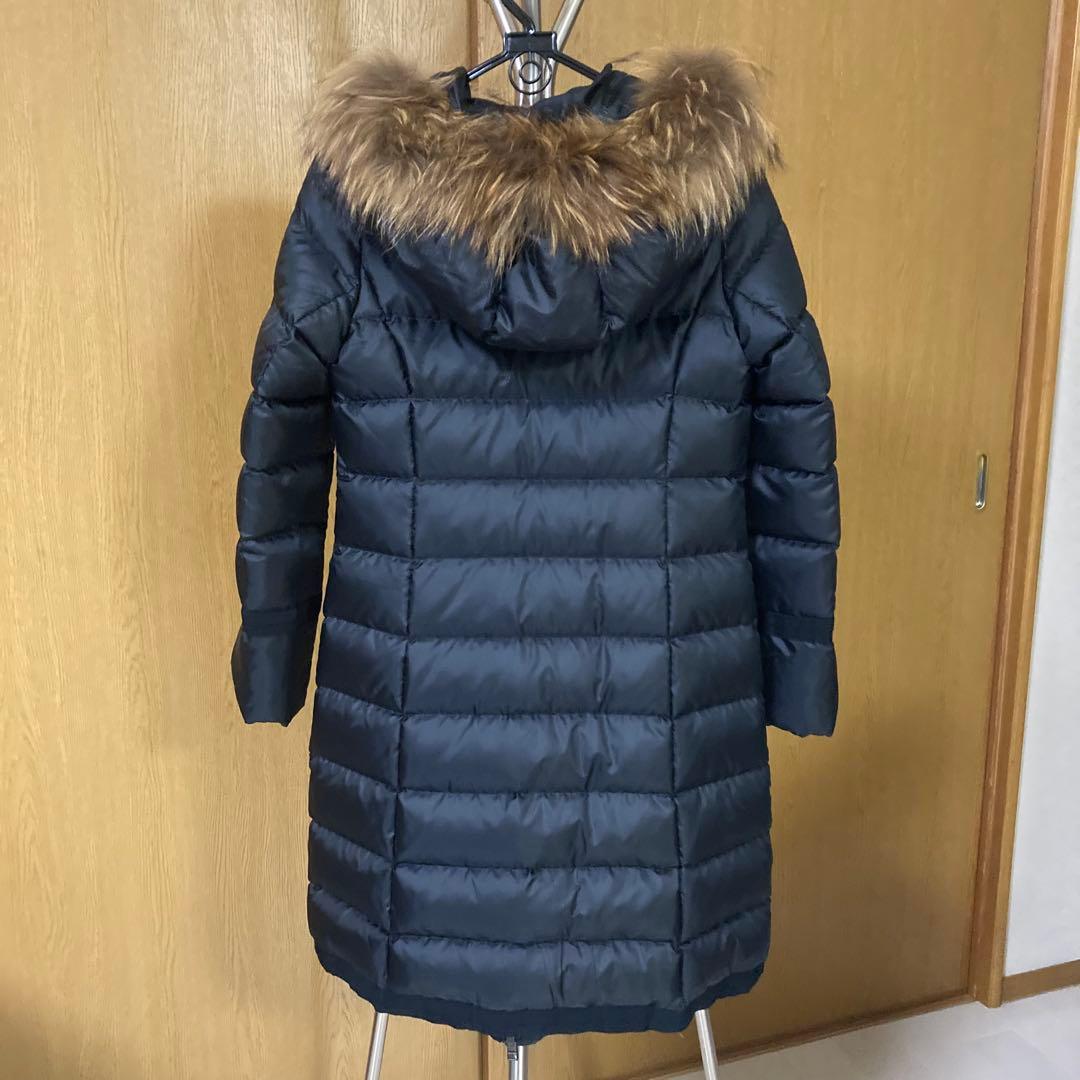 LANVIN en Bleu ダウン　フード付きダウンジャケット 36 黒　美品