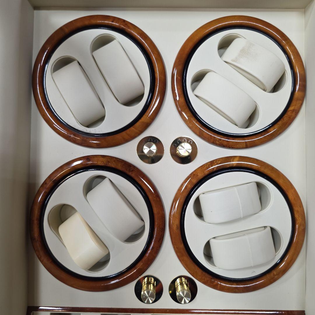 ロイヤルハウゼン木製 時計ワインダー 8本収納巻き時計