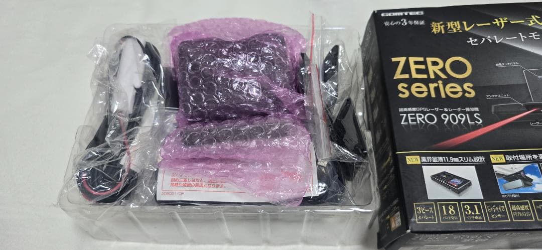 未使用 コムテック ZERO 909LS レーダー探知機