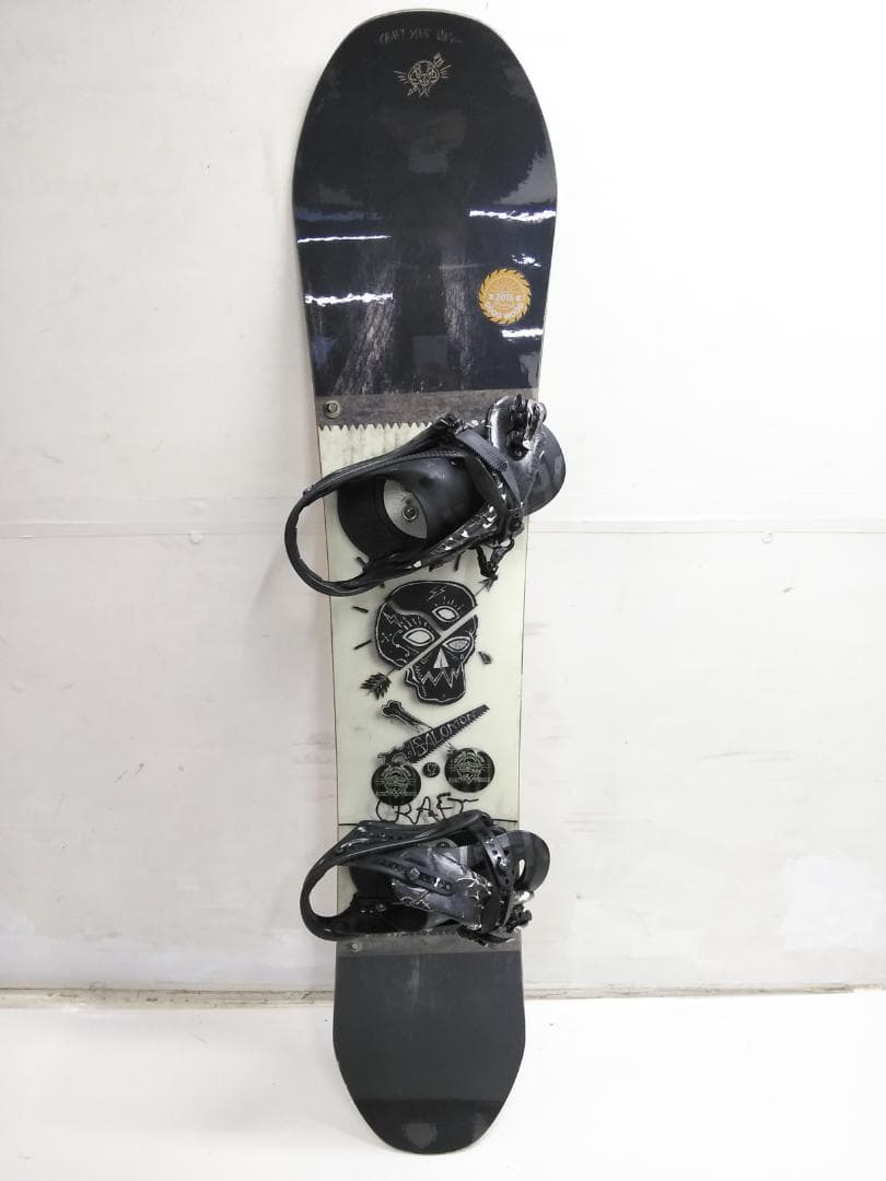 サロモン CRAFT152 FLUX PR MLサイズ スノーボード3点セット