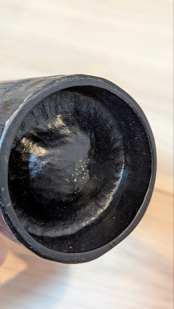 花籠　天目朝顔寸胴　花かご　美品　茶道　華道　フラワーベース　竹籠　花瓶