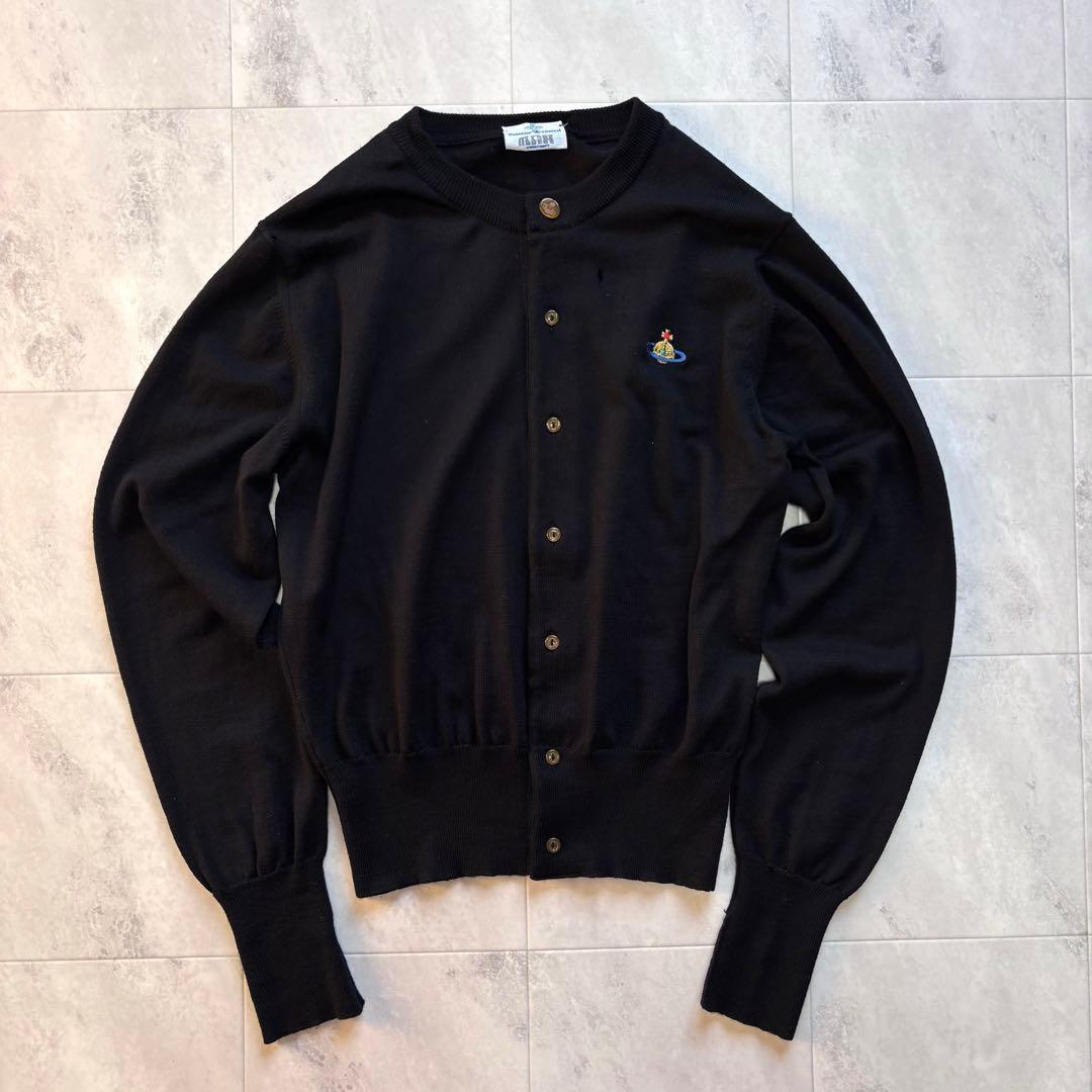 【Vintage】Vivienne MAN カラーオーブ カーディガン ブラック