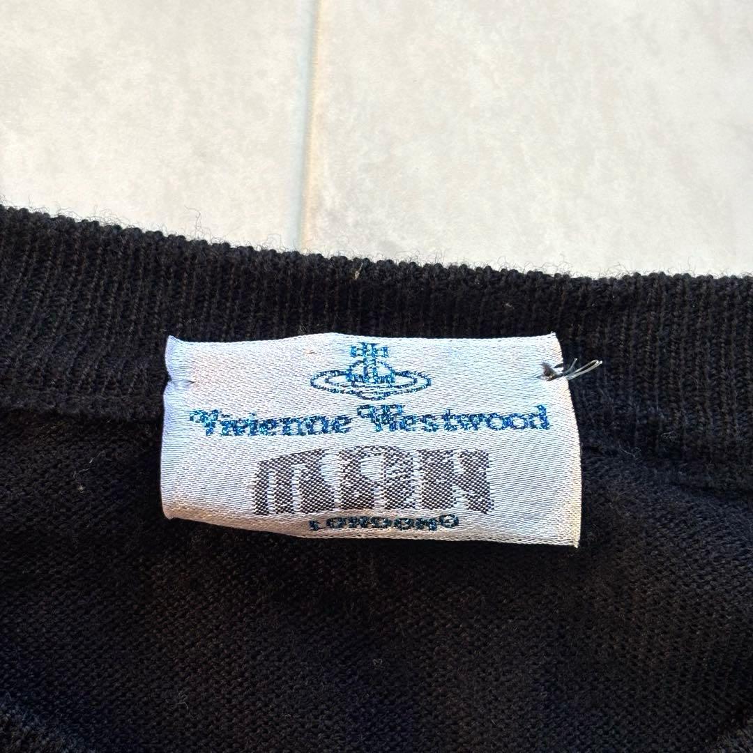 【Vintage】Vivienne MAN カラーオーブ カーディガン ブラック