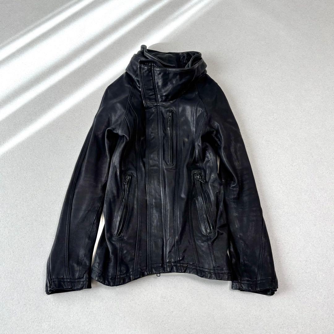 00s Y2K CIVARIZE leather jacket 変形 本革