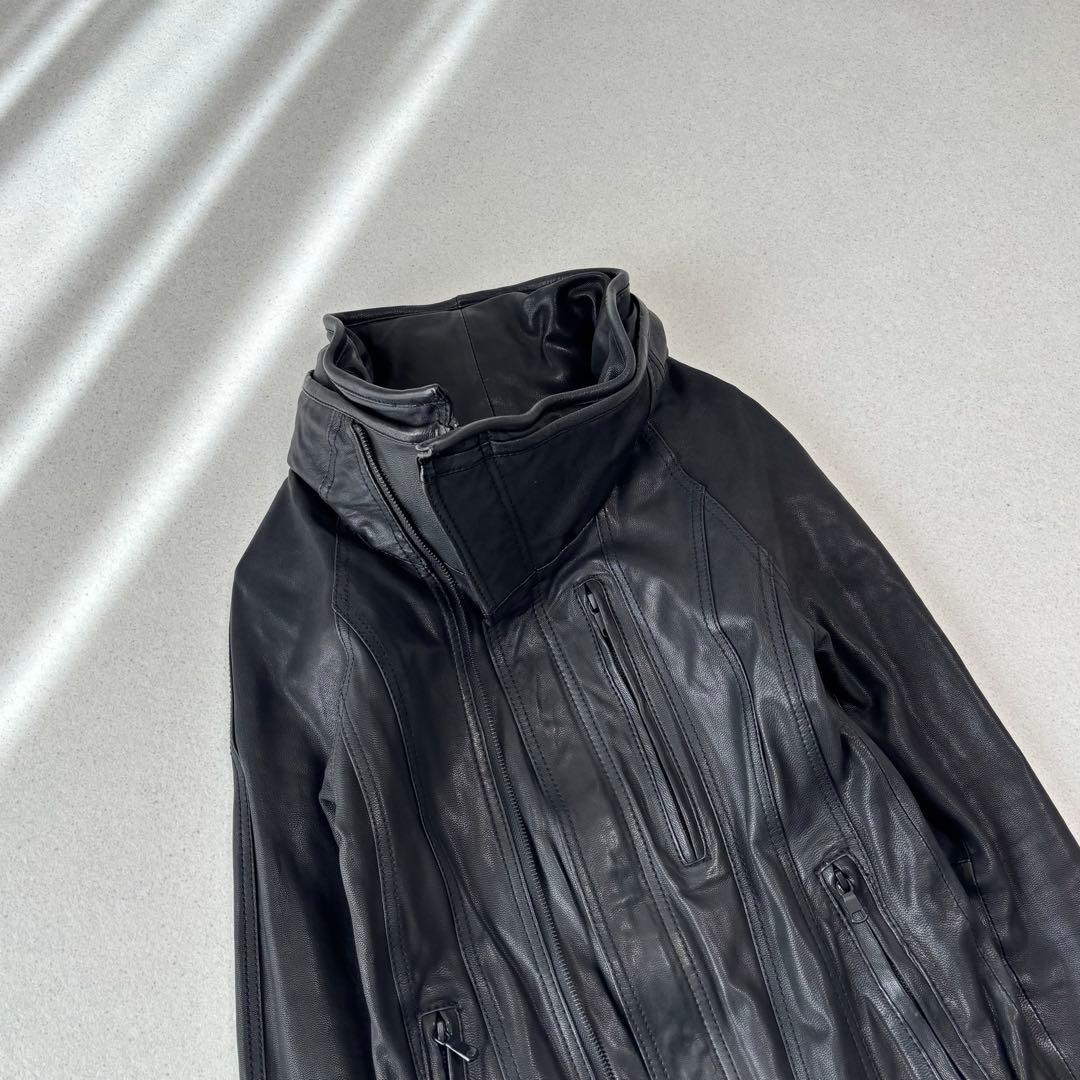 00s Y2K CIVARIZE leather jacket 変形 本革
