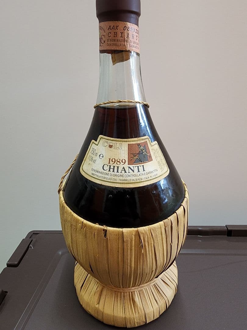 Chianti ワイン　古酒1989 ビンテージ