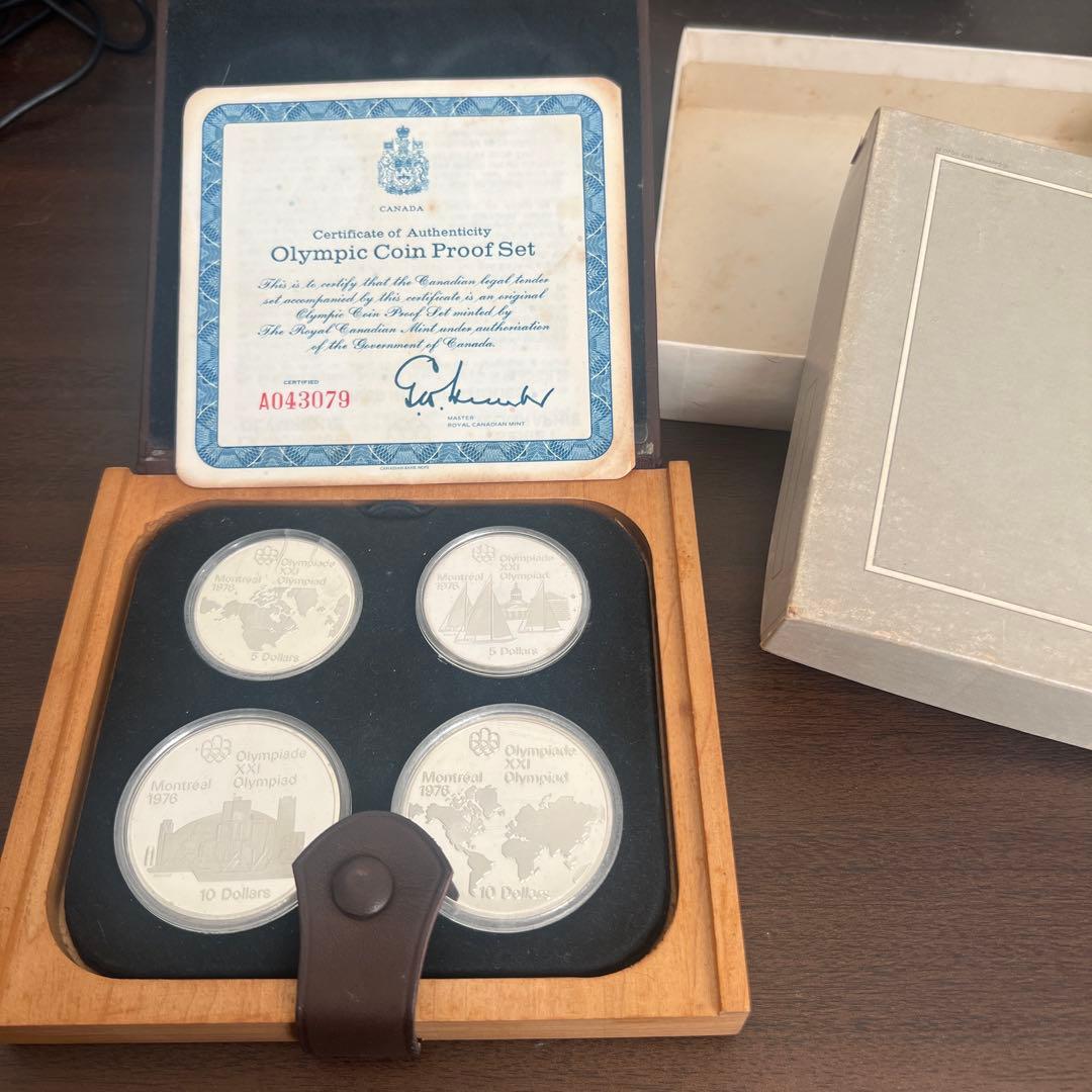 モントリオールオリンピック　記念硬貨（銀貨）4枚セット