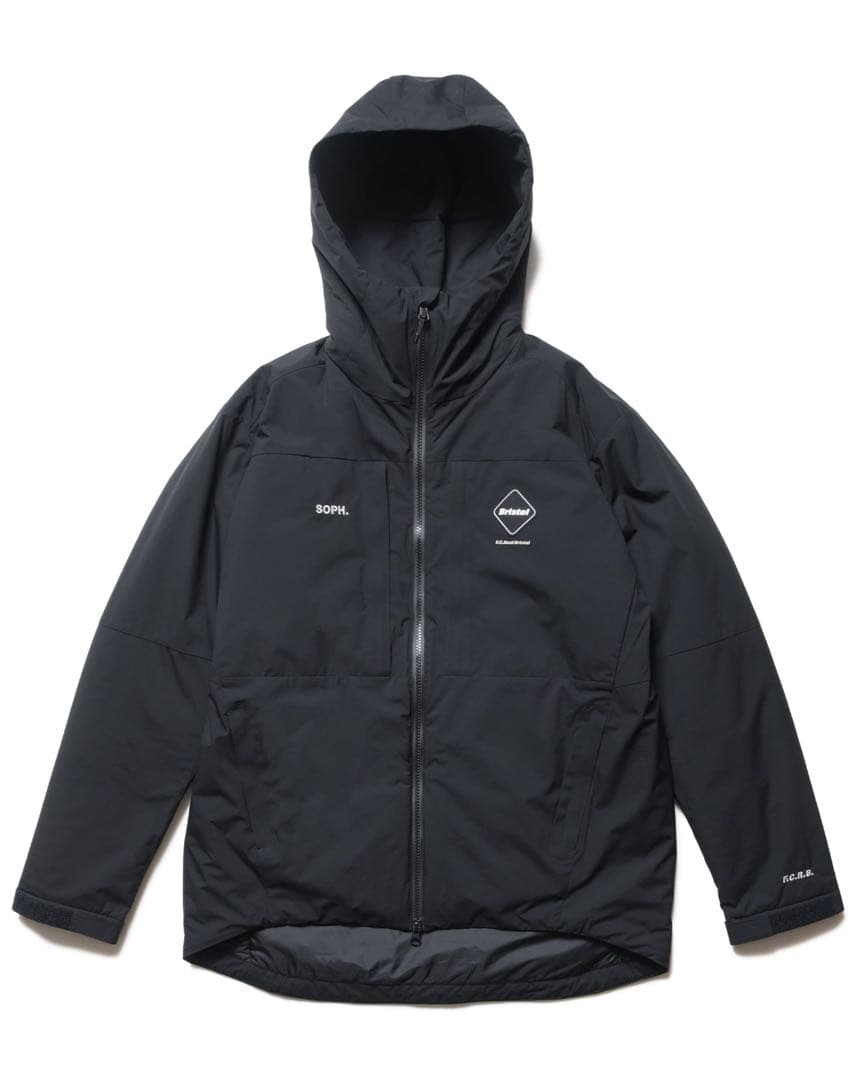 fcrb 25aw insulation hooded jacket M 黒