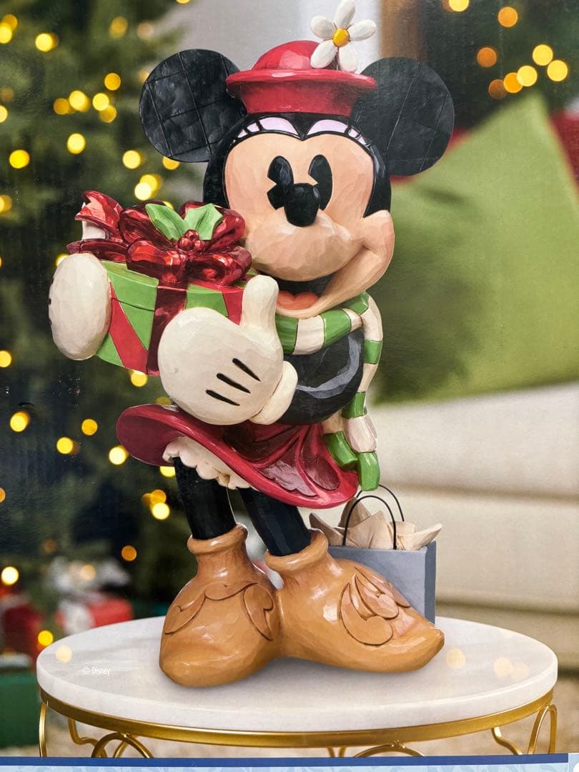 【コストコ　新作】ジム ショア ホリデークリスマス ミニー　フィギュア　置物