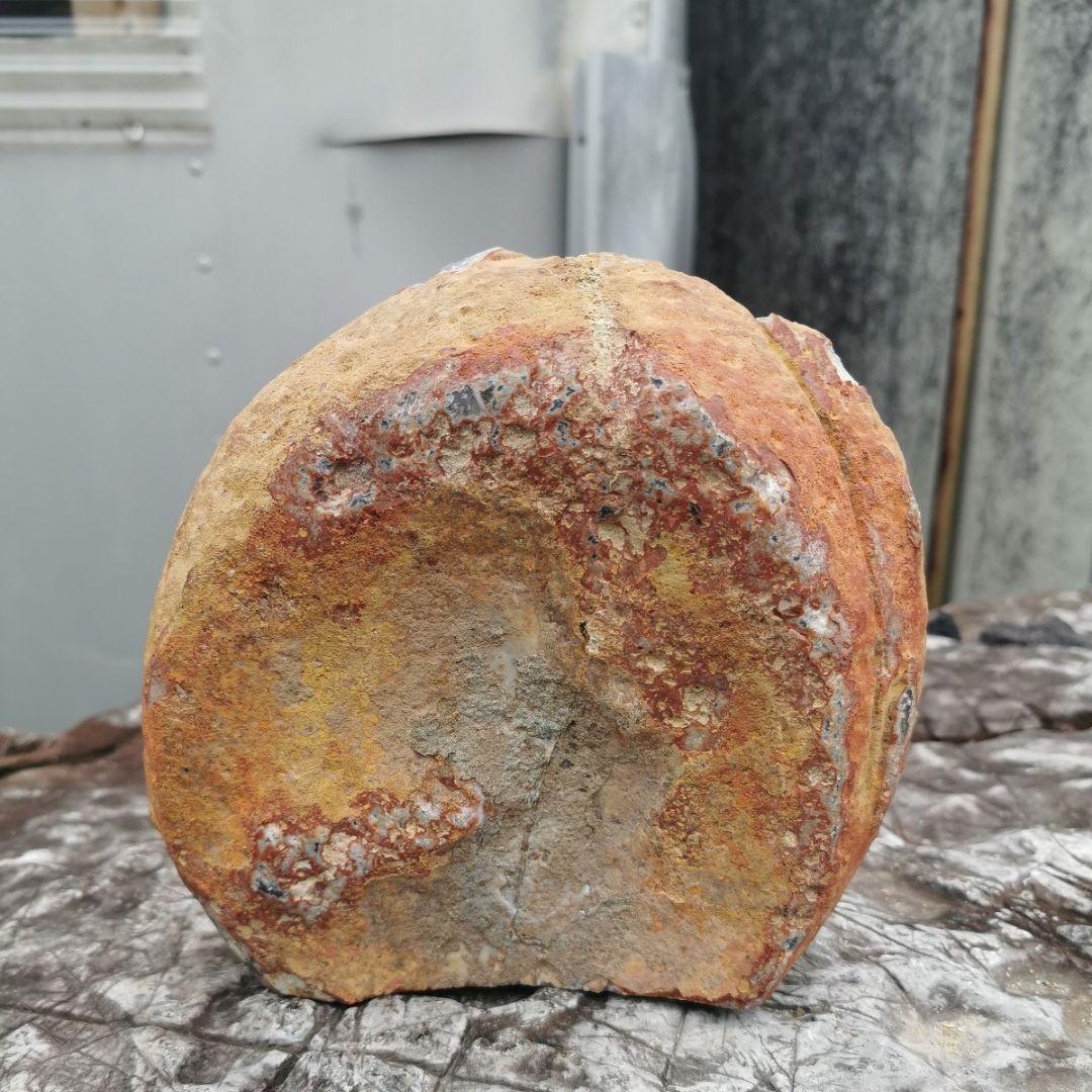 ブラジル産　アゲート　2.5キロ　虹入り　鑑賞石　石　置物　オブジェ　インテリア