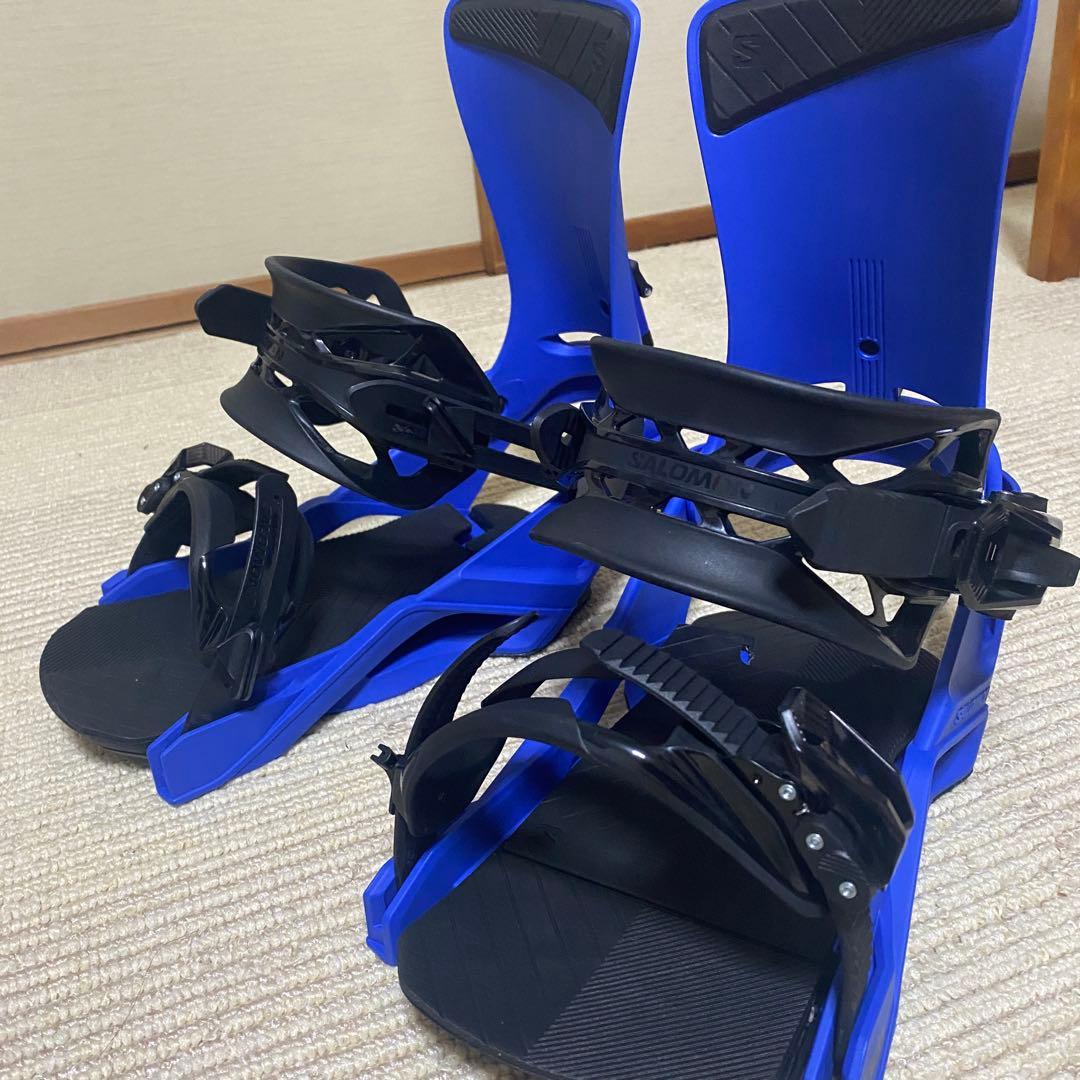 SALOMON スノーボード ビンディング 青　Lサイズ